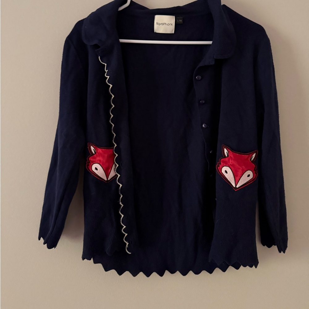 Sly as a Fox ModCloth Royal Monk Navy Button Down Cardigan Sweater